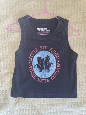 Morgan Wallen Outlaw crop top